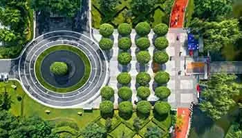 Landscaped garden at Dasnac YUVA, Sector 124 Noida